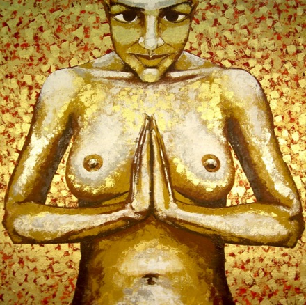 Serie Venus 'Maria' 
olieverf op doek 100 x 100 cm
Ter adoptie week 31 - 1 augustus 2024